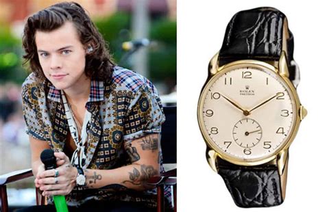 harry styles watch rolex